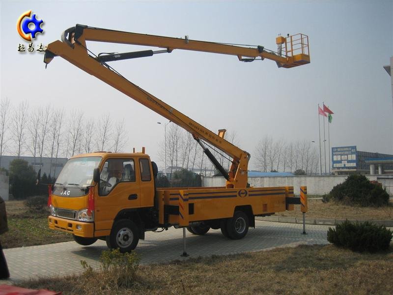 车载折臂式高空作业平台 车载折臂式高空升降平台