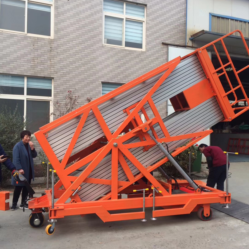 可倾斜式铝合金升降机 可倾斜式铝合金升降机